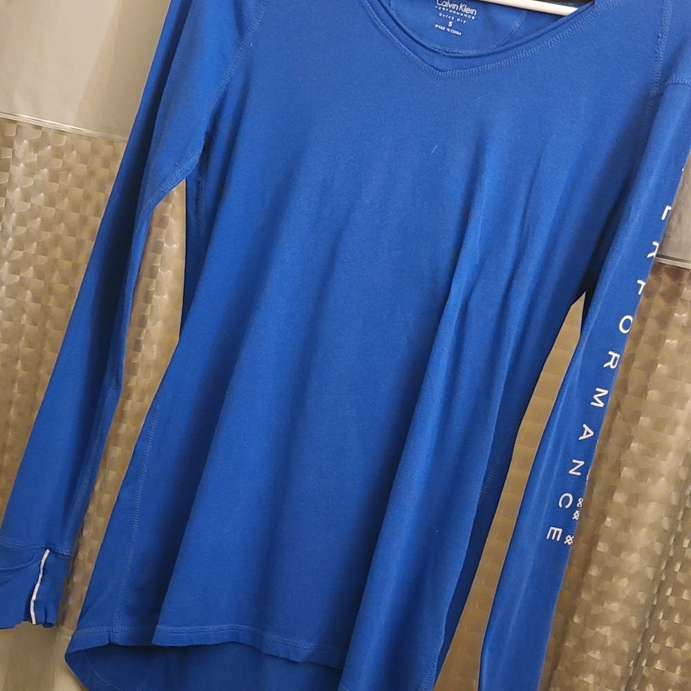 Blue Calvin kline long sleeve